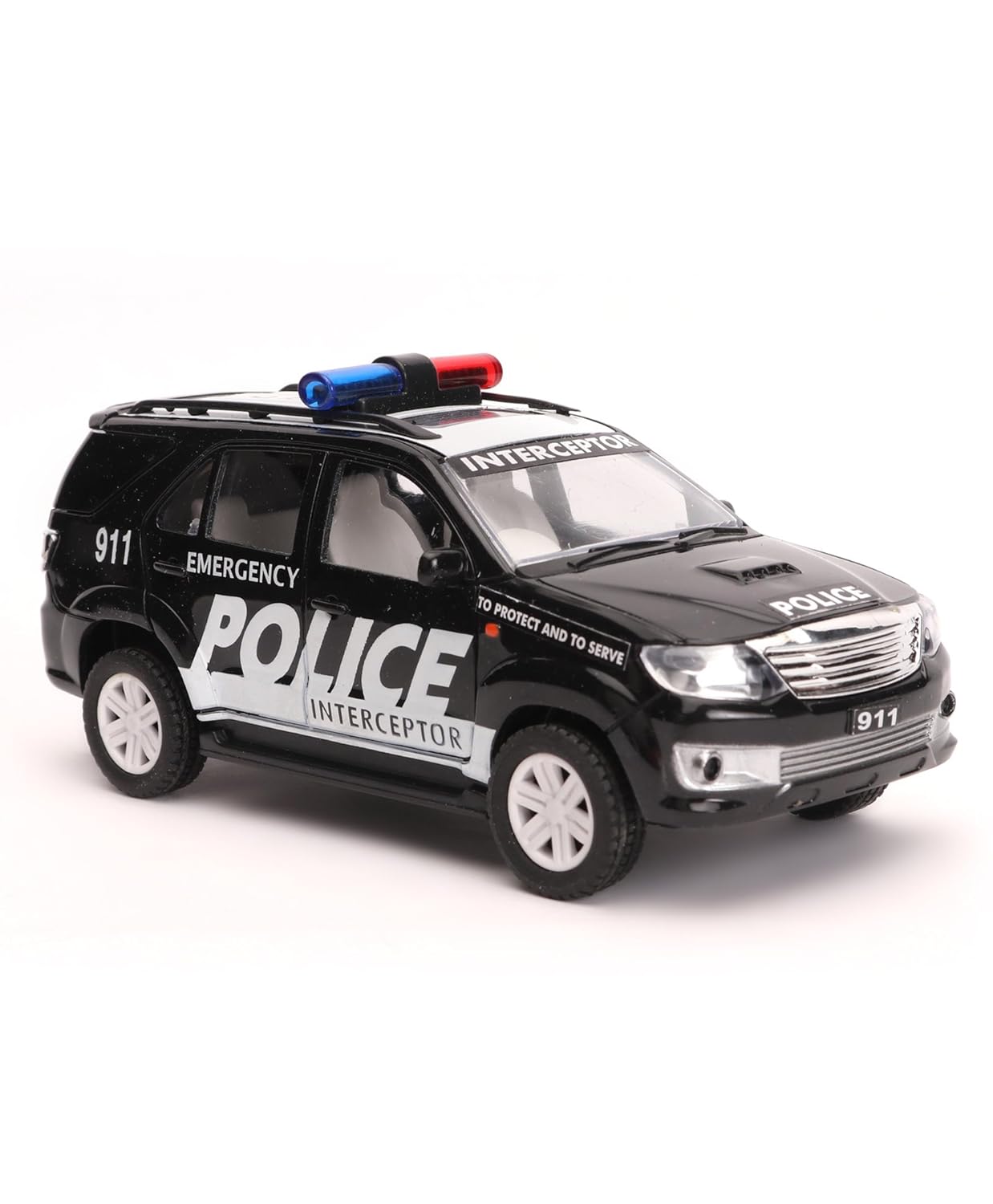 Fortuner Police Car Pull Back Toy